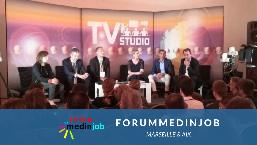 Illustration organisation salon ForumMedinjob Marseille et Aix-en-Provence