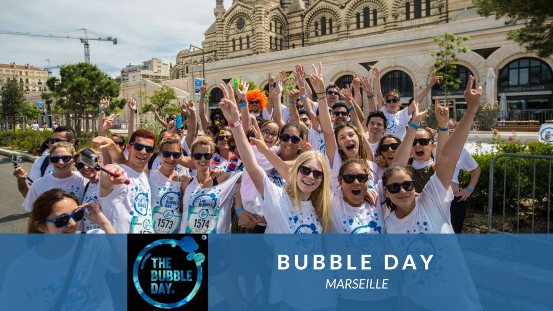 Illustration organisation course Bubble Day Marseille
